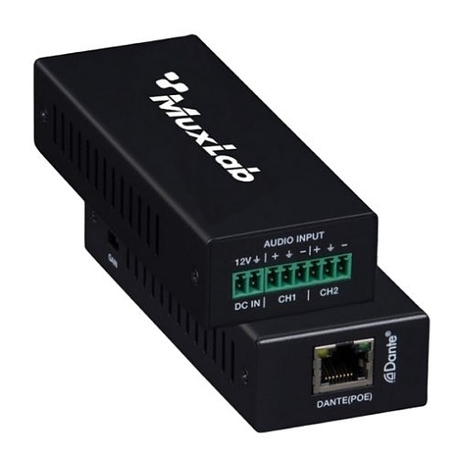 MuxLab 500551 Dante 2-Channel Analog Audio Encoder