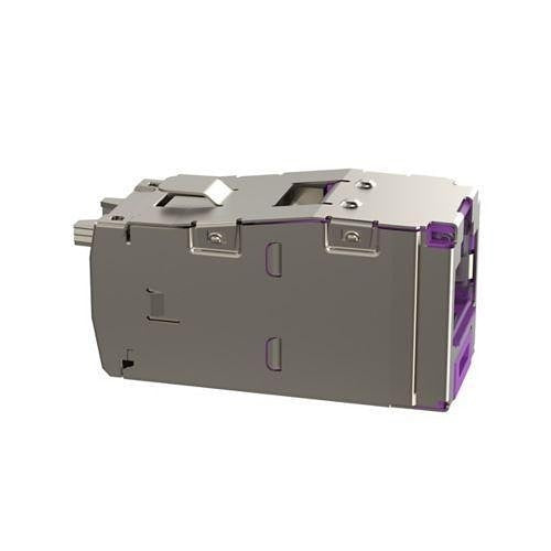 Panduit CJSH6X88TGVLY Mini-Com CAT6a Shielded RJ45 Spring-Shuttered TG Jack Module, Violet