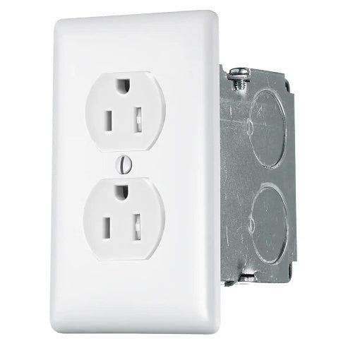 Hubbell NSOKPTR NetSelect Wall / Cabinet Mount Power Kit with Surge Suppression, 125V