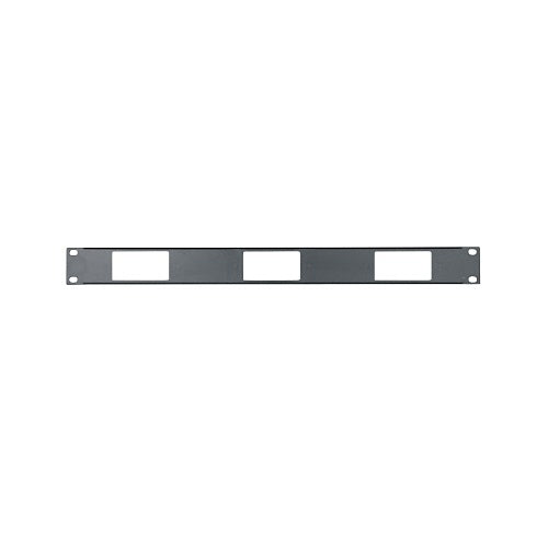 Middle Atlantic DECP-1X3 1U RMS Decora Device Panel for 3 Devices