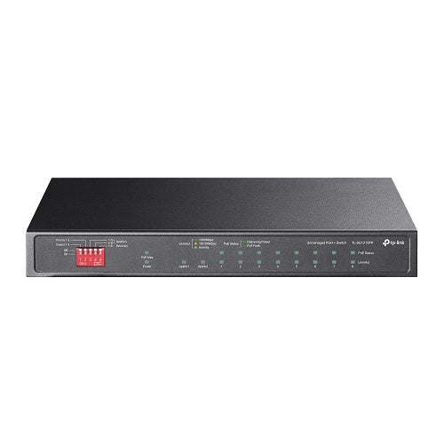 TP-Link TL-SG1210PP 10-Port Gigabit Desktop Switch with 6-Port PoE+ and 2-Port PoE++, 123W Budget