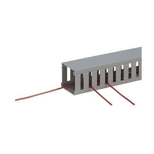 Panduit NNC37X75LG2 Cable Duct, Slotted Duct Halogen Free, 37mm x 75mm