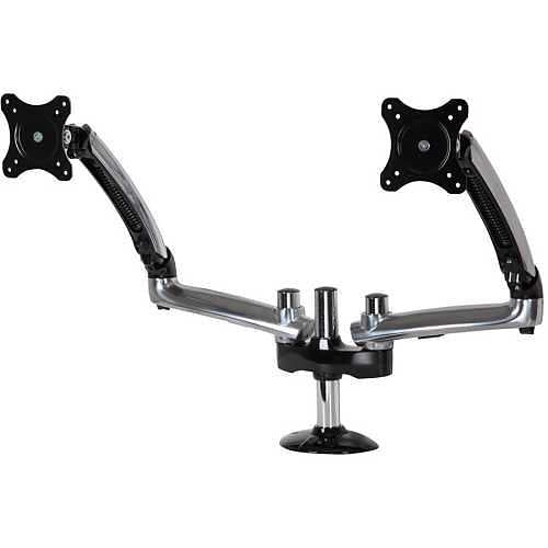 Peerless-AV LCT620AD-G Desk Mount for Flat Panel Display Black, Chrome