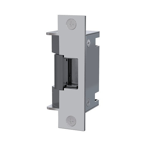 HES 7501-630 7501 Series Grade 1, Fire-Rated Universal Electric Strike with Faceplate for Cylindrical Locksets, Satin Stainless Steel