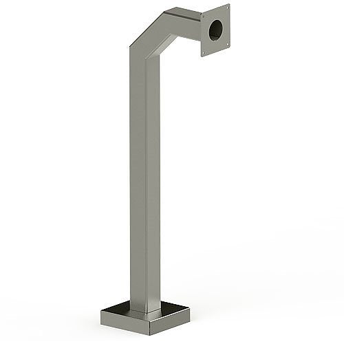 PEDESTAL PRO 42-3-12-N Mounting Pedestal for Door Station, Camera, Intercom, Keypad, Push Button, Biometric Reader, Telephone Entry System, Housing, Access Control Device - Nickel Image of PM-42312N