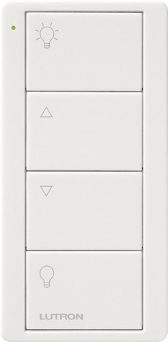 Lutron PJ2-4B-GWH-L01 4-Button Zone Control, Pico Smart Remote, with Light Icons, White