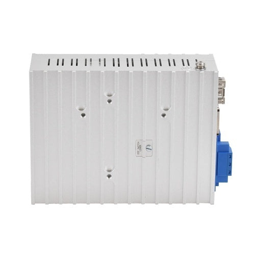 AMG Systems AMG265M-1G-1S-T AMG265M Series Industrial Multirate Mini Media Converter, 1 x 10/100/1000Base-T(x) RJ45 Port, 1 x 100/1000Base-Fx SFP Port, Integrated PSU