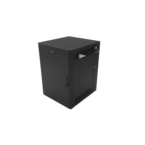 Ortronics SWM18RUSD-26-26 SWMR Series Swing-Out Wall-Mount Ruggedized Cabinet with Solid Door, 18U RS