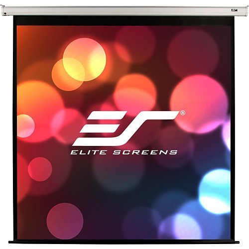 Elite Screens VMAX100XWV2-E24 VMAX2 100\\" Motorized Front Projection Screen, 4:3 Video, 1.1 Gain Image of E8-VMAX100W