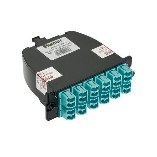 Panduit FC2XO-24-10AF 24-Fiber Optic Patch Panel, OM3 Fiber, Optimized Low Loss