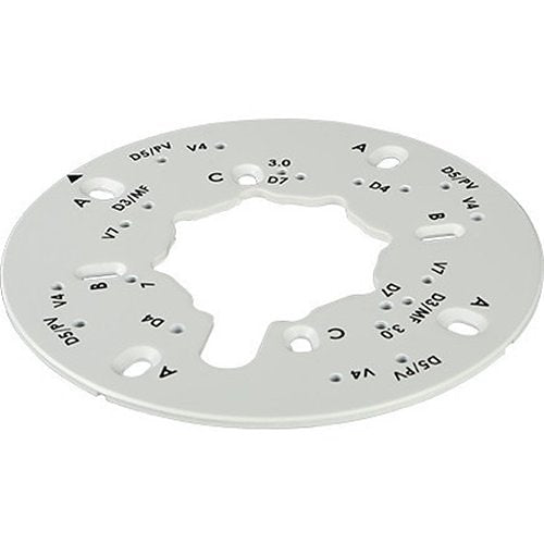 Digital Watchdog DWC-GPLT-W Mounting Plate for Gang Box, Network Camera - White Image of 6K-GPLTW