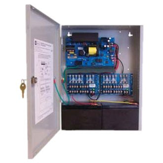 Altronix AL600ULXPD16 Power Supply/Charger, 16 Fused Outputs, 12/24VDC at 6A, BC400 Enclosure Image of AX-600ULXPD1