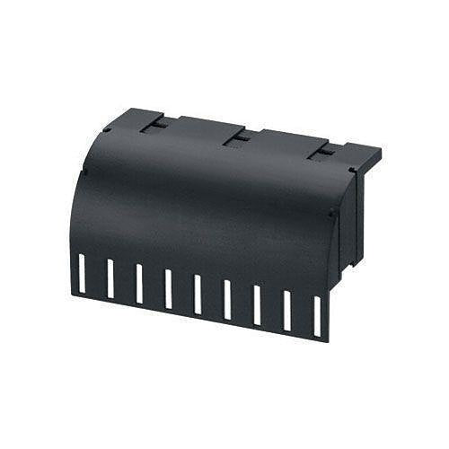 Panduit CMWB Cable Management Waterfall Base, Black, Nylon 6/6