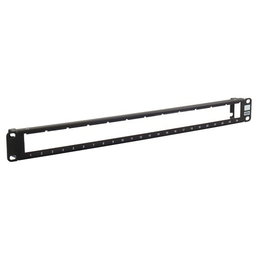 Hubbell HPJ24W 24-Port Patch Panel, Unloaded, 19x1.75\\", White