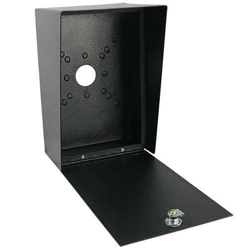 Pedestal Pro PORTRA-CS-8X12-E 8\\" 12\\" Portrait Steel Housing, Black Power Coated