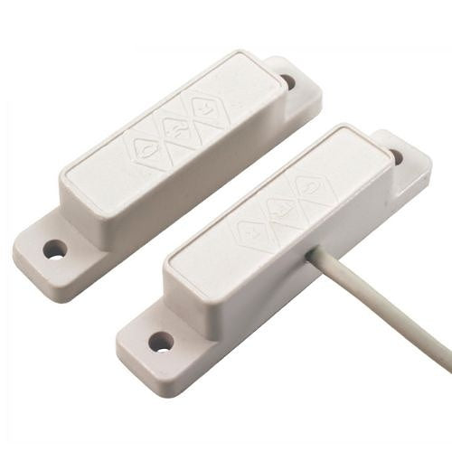 GRI MS29PA-W Magnetic Contact, Surface Mount Switch Set with Magnasphere Technology, White