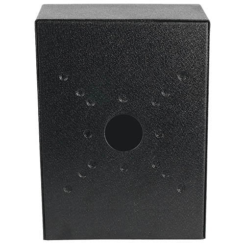 Pedestal Pro PORTRA-CS-8X12-E 8\\" 12\\" Portrait Steel Housing, Black Power Coated
