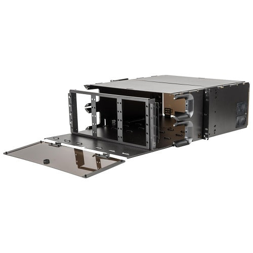Hubbell FCR4U15SPX FCR-X Series Fiber Rack Mount Enclosure, 4U, 15 LGX Panels, Unloaded