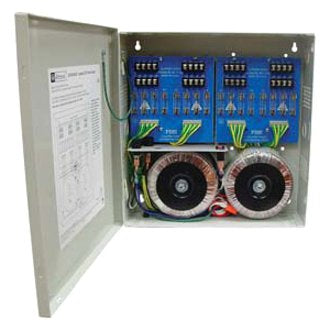 Altronix ALTV2416ULI CCTV Power Supply, 16 Isolated Fused Outputs, BC300 Enclosure Image of AX-2416ULI