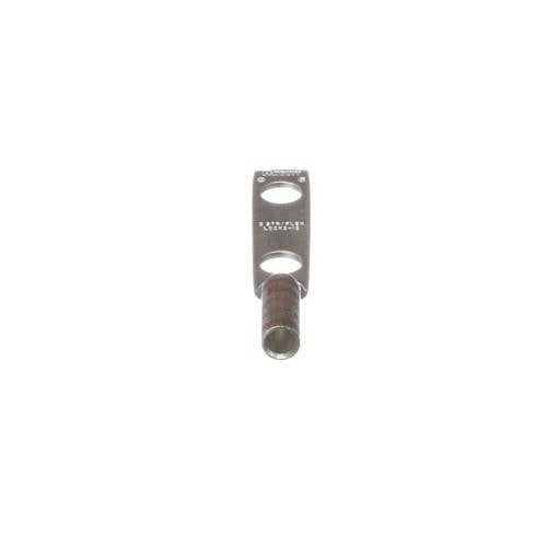 Panduit LCCX2-12-E Compression Connector Lug, 2-Hole, Flex, #2AWG, Copper