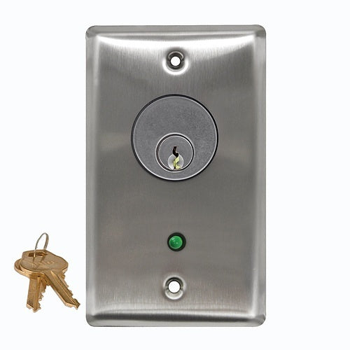 Camden CM-1210-7112-60KD KEY Software Flush Stainless Steel Finish LED Cylinder