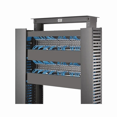 Hubbell VSD45 Vertical Duct Cable Management with Cover, 5\\"