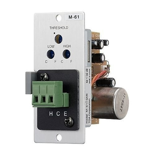 TOA M-61S TD00 Microphone Input Module with Compressor for 900 Series, Removable Terminal Block