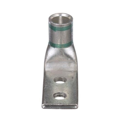 Panduit LCDX1-14AF-X Compression Connector Lug, 2-Hole, Flex, #1AWG, Copper