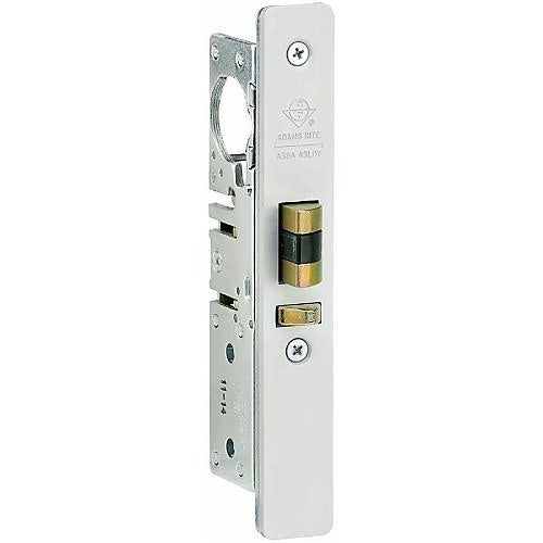 Adams Rite 4512-35-101-313 Standard Duty Deadlatch, Flat Faceplate, Guarded Latch, 1-1/8" Backset, 4-5/8" Mortise Strike, Dark Bronze Anodized Aluminum