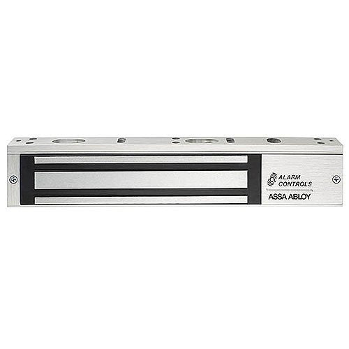 Alarm Controls 600S Single Magnetic Lock, 600 lb, Clear Anodized