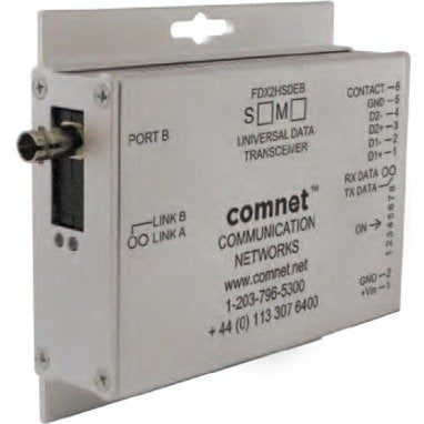 ComNet FDX2HSDS1EA/M Dual High Speed RS485 Data Data Transceiver A End Point Singlemode