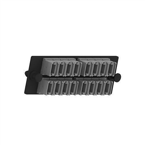 Panduit FAPH1612CGMPO FAP with 16 MPO Adapters, Horizontal, Cool Gray