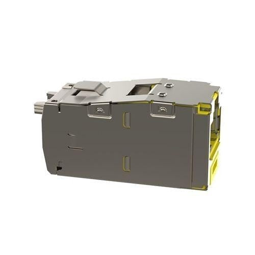 Panduit CJSH6X88TGYLY Mini-Com CAT6a Shielded RJ45 Spring-Shuttered TG Jack Module, Yellow