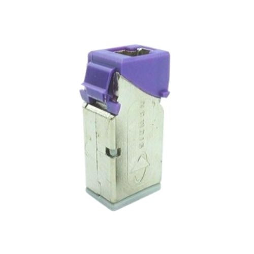 Siemon Z6A-08 Z-MAX Outlet CAT6A UTP, RJ-45 Connector, Hybrid, Tool-Less Termination, T568A/B, Violet