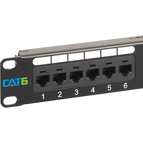ICC ICMPP2460V CAT6 Patch Panel, 24-Port, 1U RMS, 6-Pack