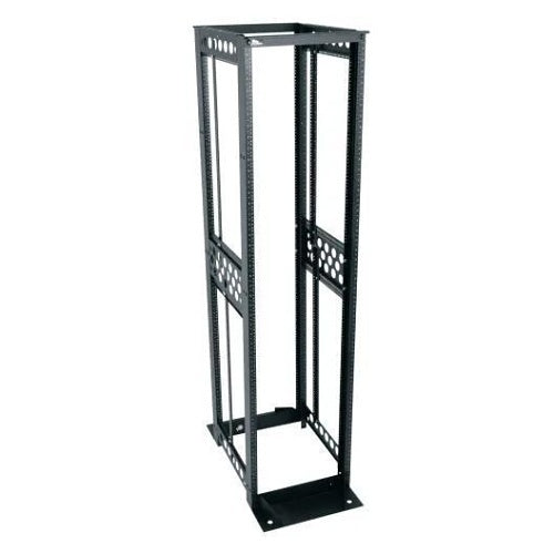 Middle Atlantic R412-5124B R4 4-Post Open Frame Rack, Black