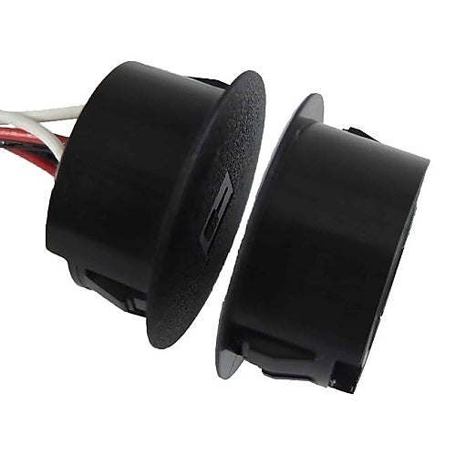 Magnasphere MSS-301C-BLACK-FIRE 1\\" Recessed Fire Rated Contact with 1-Switch, 1-Closed Loop, Black