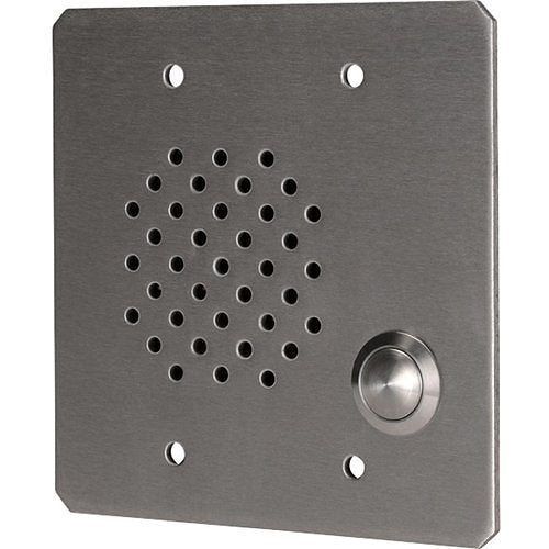 Quam CIS4/25 2-Gang Intercom Station, Vandal-Resistant, 25V