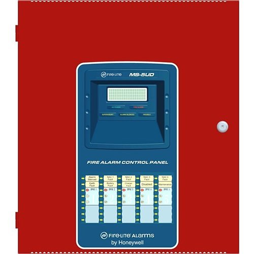Fire-Lite MS-5UD-7C Five-Zone, 24 Fire Alarm Control Panel with Backbox and FLPS-7 Power Supply, 120V AC, 50/60 HZ, 3.90 A