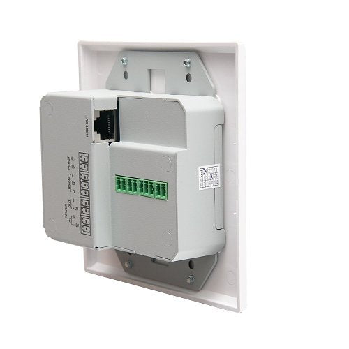 C2G C2G30017 HDMI HDBaseT VGA, 3.5mm, RS232 and IR over Cat Extender Dual Gang Wall Plate Transmitter, 4K 60Hz, White
