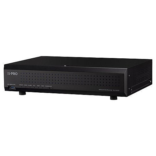 i-PRO WJ-NU301K 16-Channel NVR with Built-in PoE+ Switch, 40 TB HDD