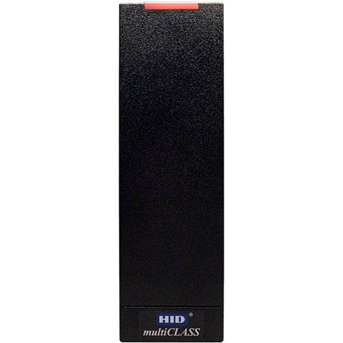 HID 910PTNNEK00000 multiCLASS RP15 Mullion Smart Card Reader, Low Frequency Standard, High Frequency Standard, Sio, Seos, MiFSPR, Wiegand, Pigtail, Standard Profile, Black