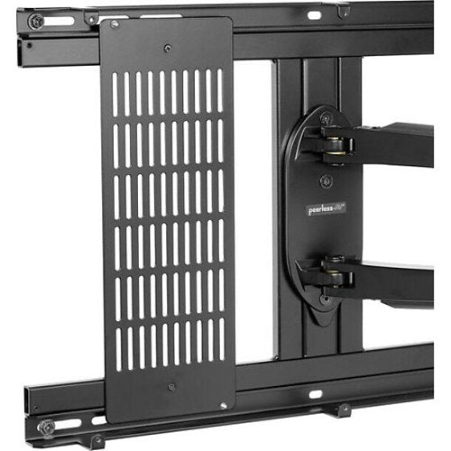 Peerless-AV HA746-STB Hospitality Wall Arm Mount with STB Enclosure for 43\\" to 55\\" TVs, Semi-Gloss Black