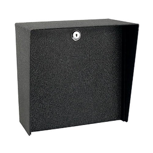 Pedestal Pro MC-SS-10-E 10\\" 10\\" Square Stainless-Steel Housing, Brushed #4 Finish (180 grit), #304 Stainless
