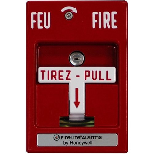 Fire-Lite FI-MPS-SA Addressable Single-Stage Manual Station, English/French Lettering Image of FL-FIMPSSA