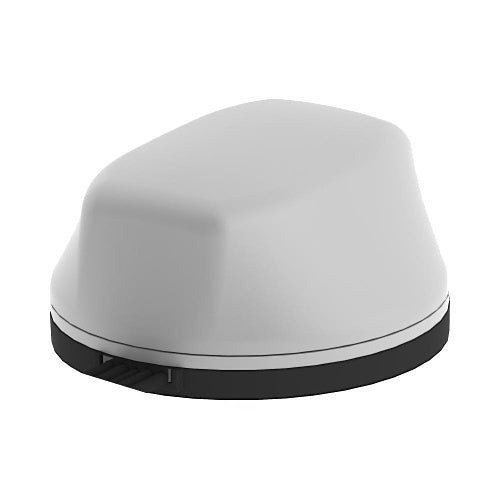 AMG Systems AMGANT-C2-ODA4-1W 360° Omni-Directional Antenna, 2x Cellular 4 dBi Gain, 3.28\' RF195 Cables, IP67, Surface Mount, White
