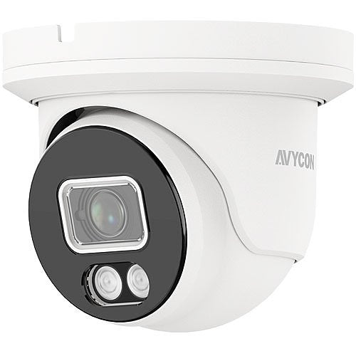 AVYCON AVC-TCE51F28 InfiniteColor 5MP IR Fixed Turret Analog Camera, 2.8mm Fixed Lens, NDAA Compliant, White (Replaces AVC-ETM91FT-W)