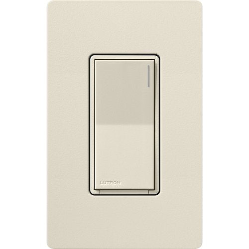 Lutron ST-6ANS-PM Sunnata On / Off Switch, 6A Lighting or 3A 1 / 10HP Motor, Single Pole / Multi-Location, Pumice