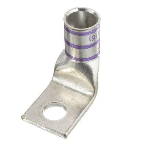 Panduit LCAX4/0-12F-X Copper Compression Connector Lug, 1-Hole, 4/0AWG