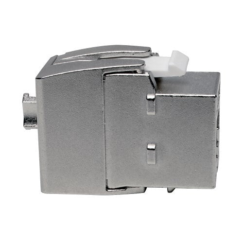 Tripp Lite N238-001-SH-TF Keystone Jack CAT6A/CAT6/CAT5e, RJ45, Shielded, Dust Cap - Toolless, PoE/PoE+ Compliant
